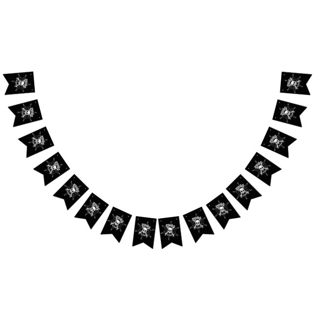 Pirat Bunting Banner Vimplar (Alla)