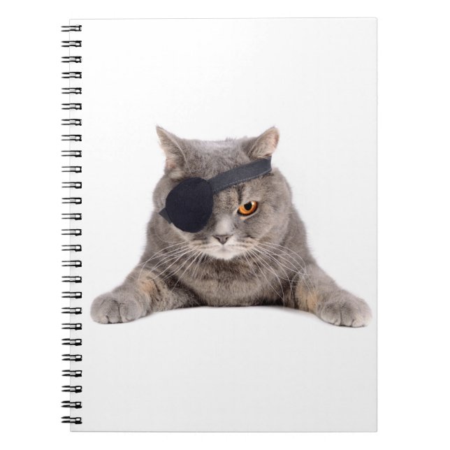 Pirat Cat Anteckningsbok (Framsidan)