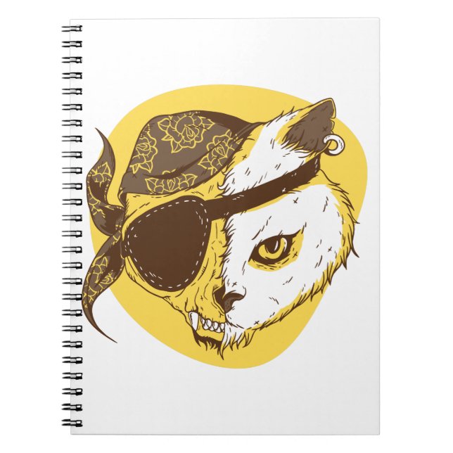 Pirat Cat Anteckningsbok (Framsidan)