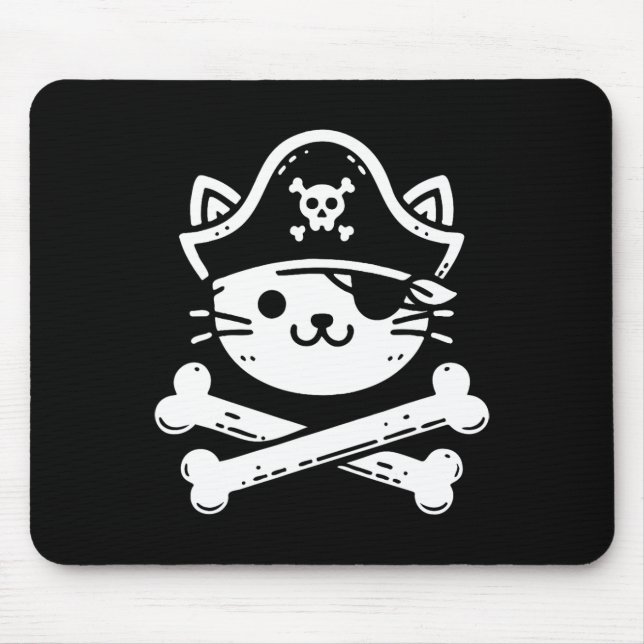 Pirat Cat Crossbone Cat Lover Cats Kitten Owner Musmatta (Framsidan)