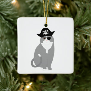 Pirat Cat Ornament
