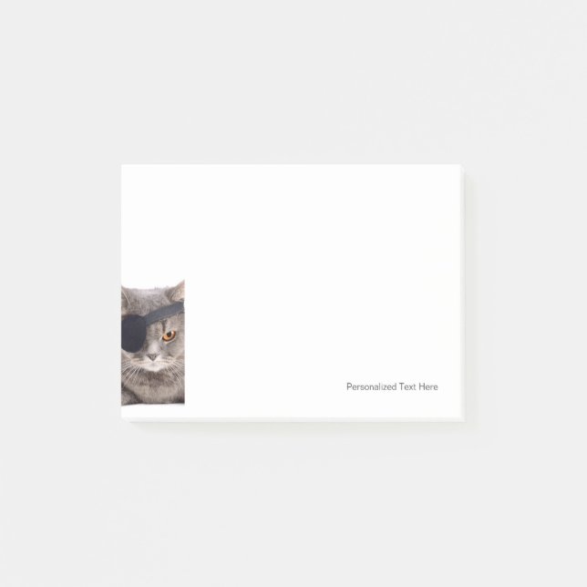 Pirat Cat Post-it Block (Framsida)