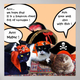 PIRAT CATS POSTER