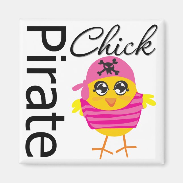 Pirat Chick Magnet (Framsidan)