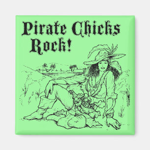 Pirat Chick Sten! Magnet