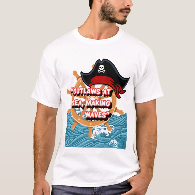 pirat citat t shirt (Framsida)