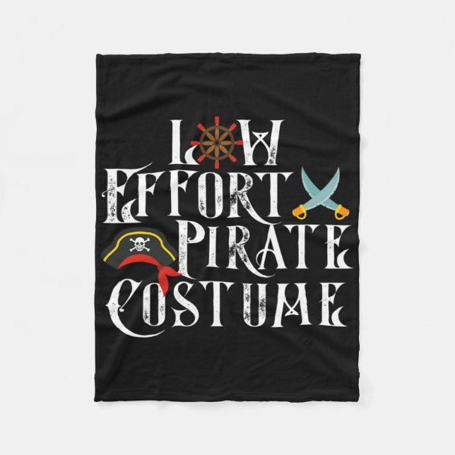 Pirat Costume Halloween Costume Fleecefilt (Framsidan)