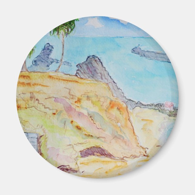 Pirat Cove-Corona del Mar, CA Magnet (Framsidan)