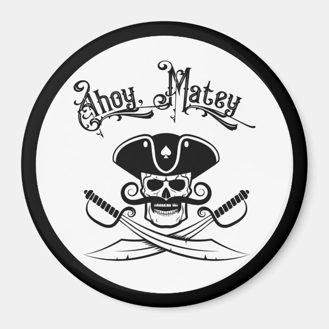 Pirat Cruise Frakt Cabin Stateroom Door Finder Magnet (Framsidan)