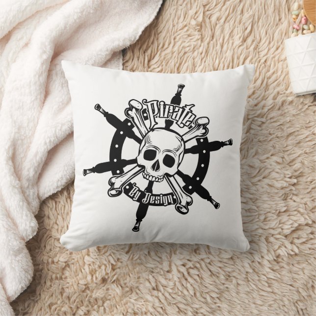 Pirat Cushion Square Kudde (Filt)