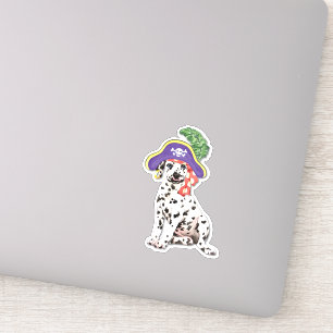 Pirat Dalmatian Vinyl Sticker Klistermärken