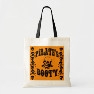 Pirat den bootyHalloween godisen hänger lös Tygkasse