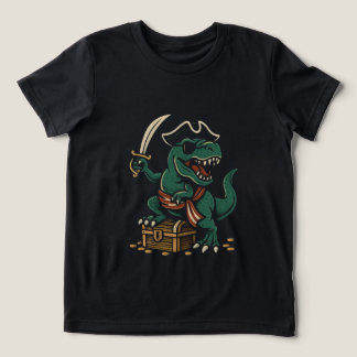 Pirat Dinosaur Äventyr T Shirt