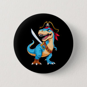 Pirat Dinosaur t Rex Boys Kids Funny Halloween Co Knapp