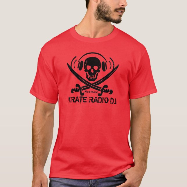 Pirat DJ Tee Shirt (Framsida)