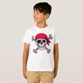 Pirat dödskalle och korsben Illustration Arr T Shirt