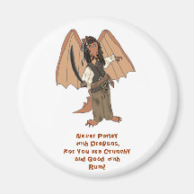Pirat Dragon Magnet
