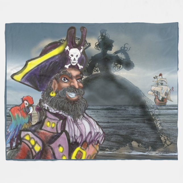 Pirat Dream Fleece Blanket (Framsidan (Horisontell))