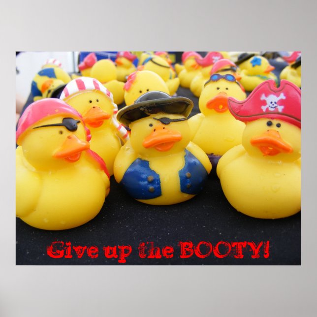 Pirat Duckies Poster (Framsidan)