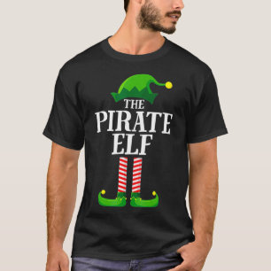 Pirat Elf Matching Family Group jul Party P T Shirt