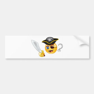 pirat emoji bildekal