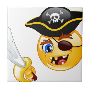 pirat emoji kakelplatta
