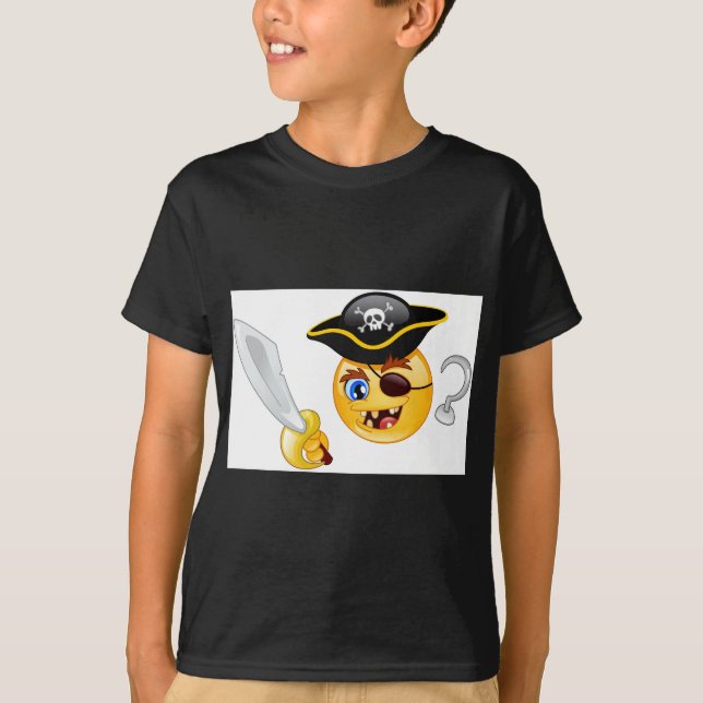 pirat emoji t shirt (Framsida)