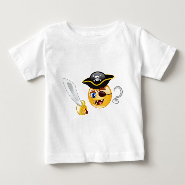 pirat emoji tee shirt (Framsida)