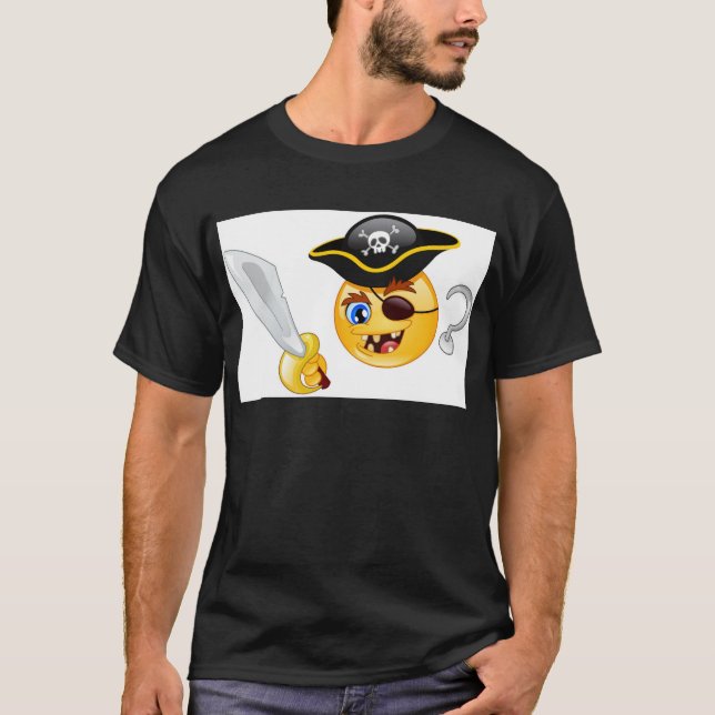 pirat emoji tröja (Framsida)