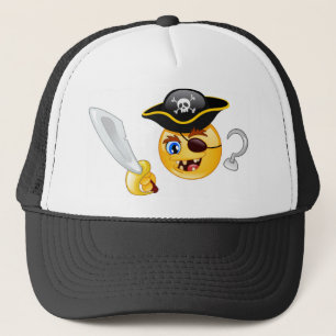 pirat emoji truckerkeps