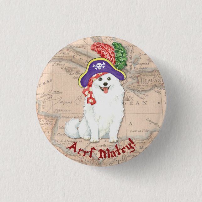 Pirat Eskie Pinback-knapp Knapp (Framsida)