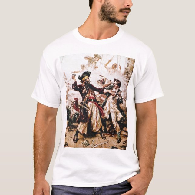 Pirat fångade Blackbeard Tröja (Framsida)