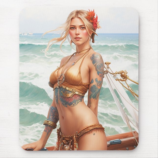 Pirat fantasi Mouse Pad Musmatta (Framsidan)