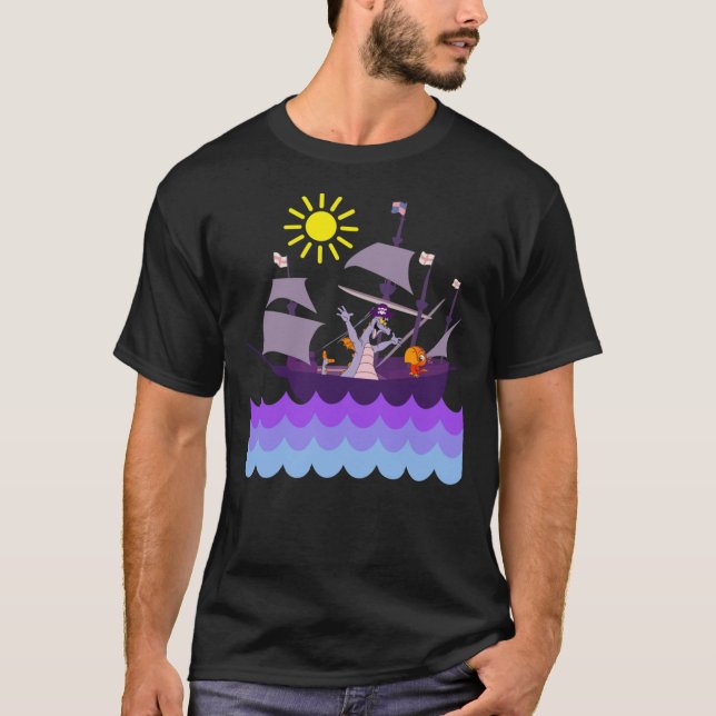 Pirat Figment Classic T-Shirt (Framsida)