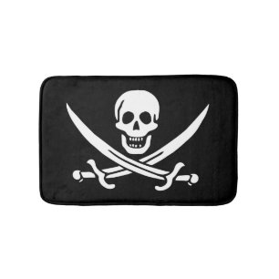 Pirat Flagga Badrumsmatta