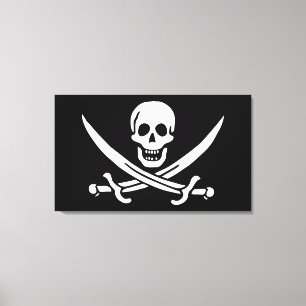 Pirat Flagga Canvastryck