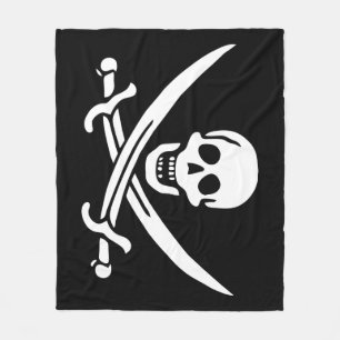 Pirat Flagga Fleecefilt