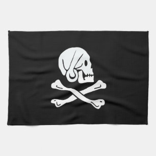 Pirat Flagga - Jolly Roger Kökshandduk