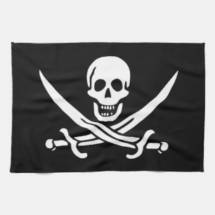 Pirat Flagga Kökshandduk
