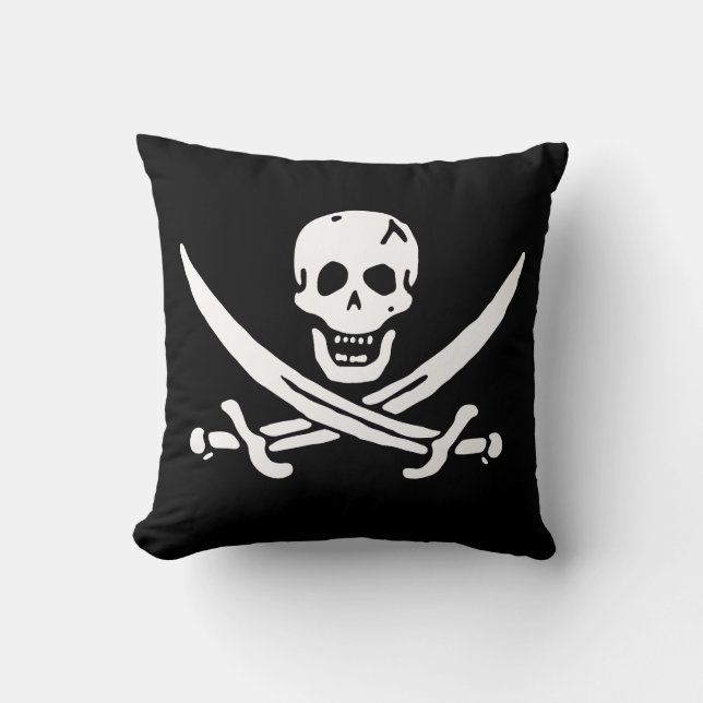 Pirat Flagga Kudde (Framsida)