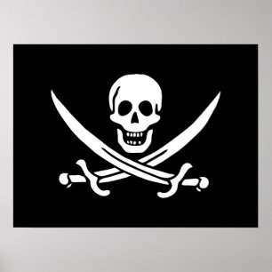 Pirat Flagga Poster