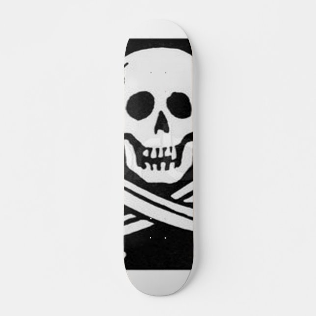 pirat-flagga skateboard bräda 19,5 cm (Framsida)