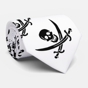 Pirat Flagga Skull, korsade ord Slips