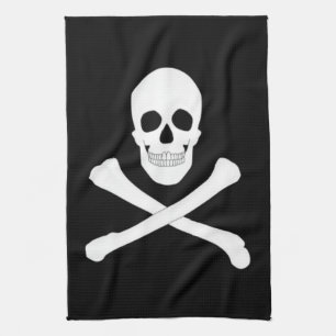 Pirat Flagga (Skull och Crossbone) (Jolly Roger) Kökshandduk
