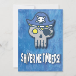 Pirat födelsedag inbjudningar