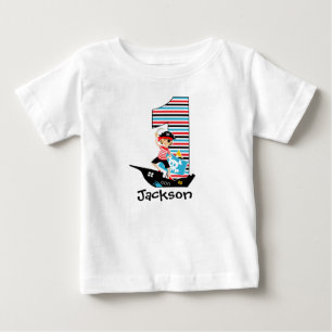 Pirat Första födelsedags t-shirt
