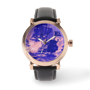 PIRAT FRAKT BATTLE,BLUE ROSA NAUTICAL ARMBANDSUR