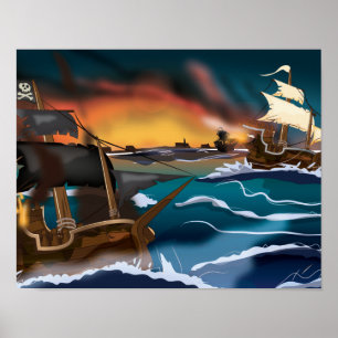 Pirat Frakt Battle! Poster