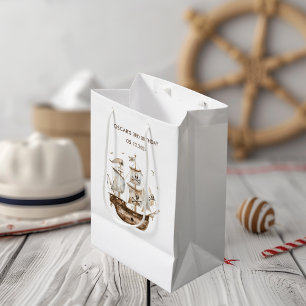 Pirat Frakt Brown Nautical Themme Birthday