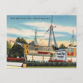 "Pirat Frakt" Cliffwood, Beach, New jersey Vykort